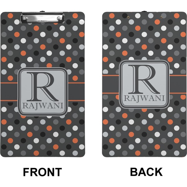 Gray Dots Clipboard (Legal) (Front + Back)