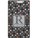 Gray Dots Clipboard (Legal Size) (Personalized)
