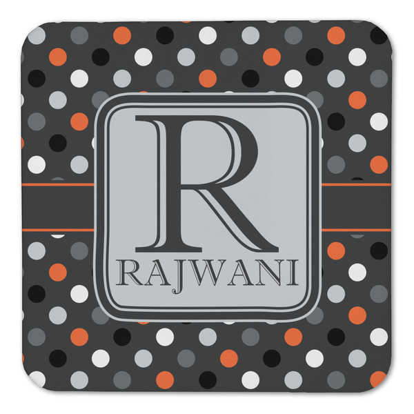 Gray Dots Coaster Set - FRONT (one)