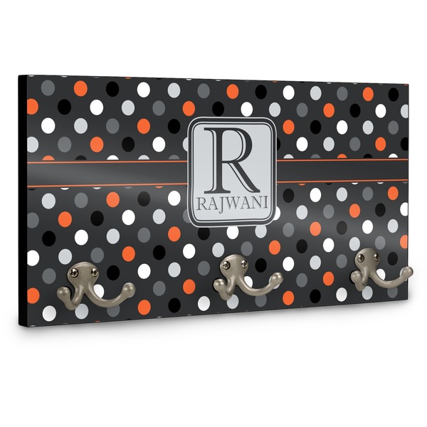 Gray Dots Coat Hanger Main