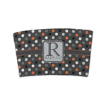 Gray Dots Coffee Cup Sleeve (Personalized)