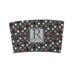 Gray Dots Coffee Cup Sleeve (Personalized)