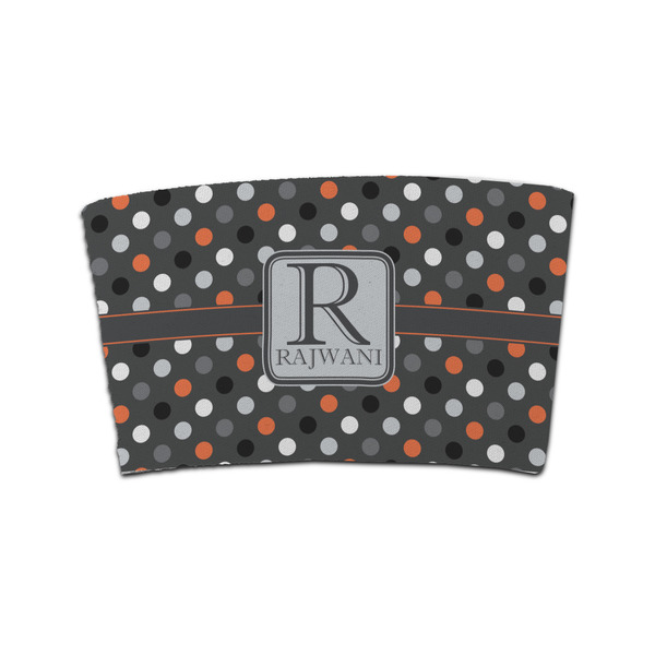 Custom Gray Dots Coffee Cup Sleeve (Personalized)