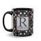 Gray Dots Coffee Mug - 11 oz - Black