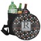 Gray Dots Collapsible Personalized Cooler & Seat