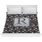Gray Dots Comforter - King (Personalized)