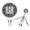 Gray Dots Corkscrew (Personalized)