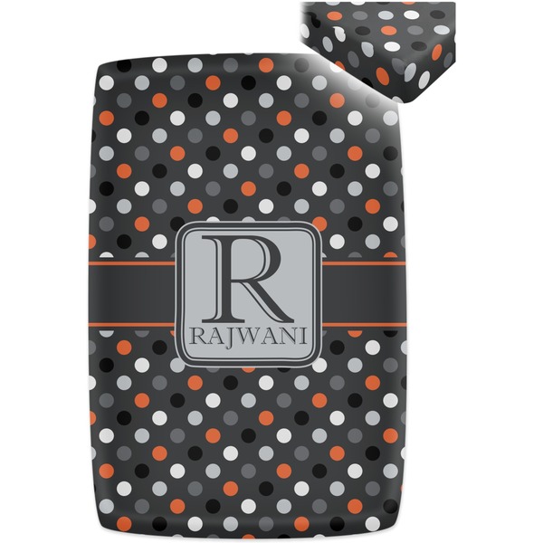 Gray Dots Crib Fitted Sheet - Apvl