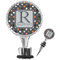 Gray Dots Wine Bottle Stopper (Personalized)