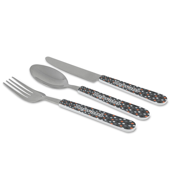 Gray Dots Cutlery Set - MAIN