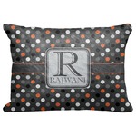 Gray Dots Decorative Baby Pillowcase - 16"x12" (Personalized)