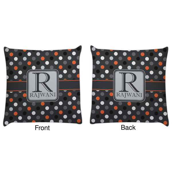 Gray Dots Decorative Pillow Case - Approval