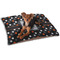 Gray Dots Dog Bed - Small LIFESTYLE