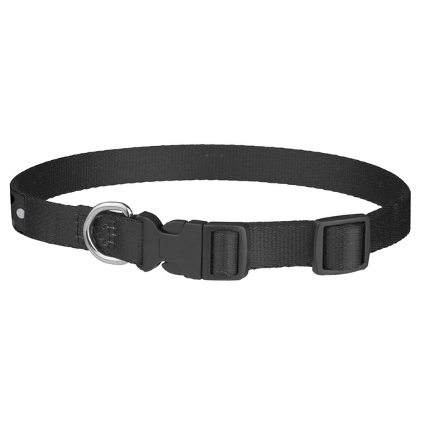 Gray Dots Dog Collar - Medium - Back