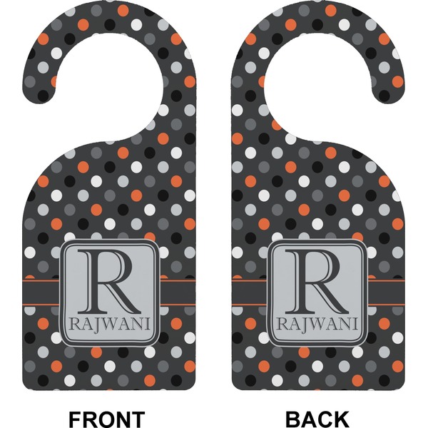 Gray Dots Door Hanger (Approval)