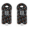 Gray Dots Double Wine Tote - APPROVAL (new)