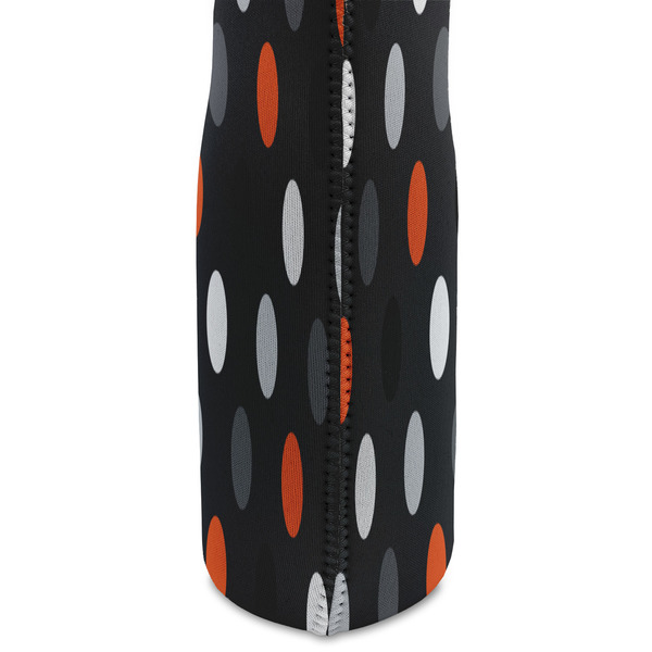 Gray Dots Double Wine Tote - DETAIL 2 (new)