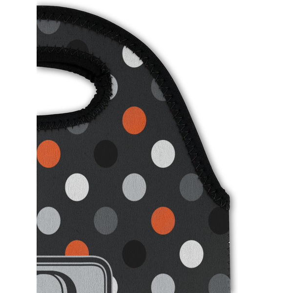 Gray Dots Double Wine Tote - Detail 1 (new)