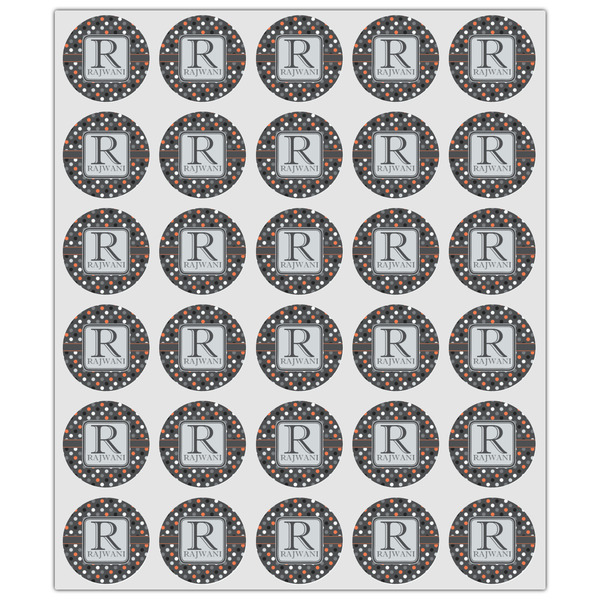 Gray Dots Drink Topper - XSmall - Set of 30