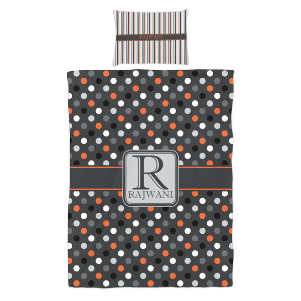 Gray Dots Duvet Cover Set - Twin - Alt Approval