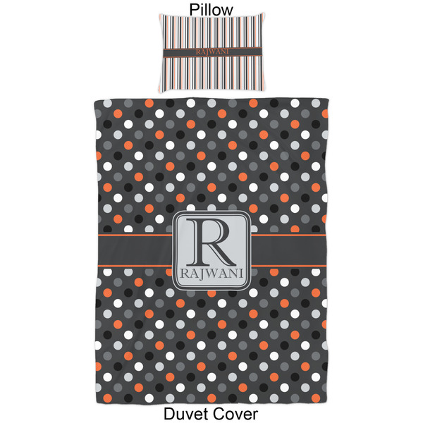 Gray Dots Duvet Cover Set - Twin - Approval