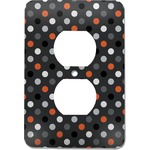 Gray Dots Electric Outlet Plate