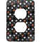 Gray Dots Electric Outlet Plate
