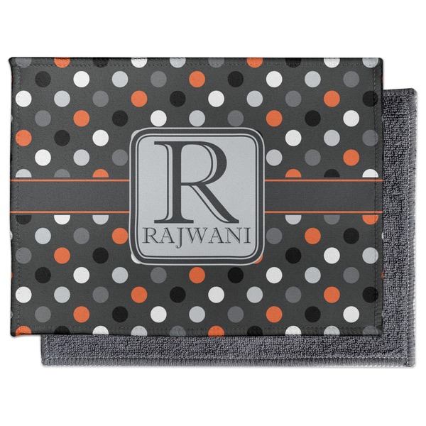 Gray Dots Electronic Screen Wipe - Flat