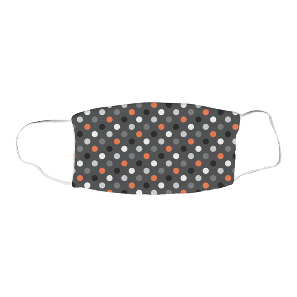 Gray Dots Fabric Face Mask