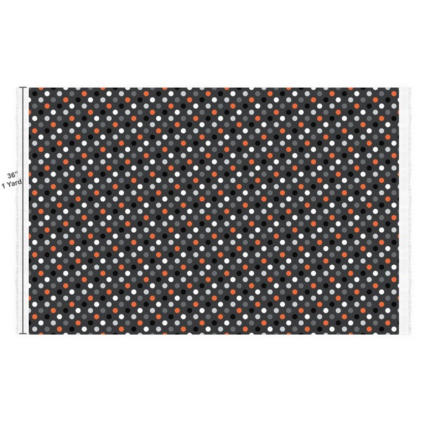 Gray Dots Fabric Full Yard