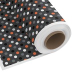 Gray Dots Fabric by the Yard - Cotton Twill