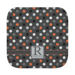 Gray Dots Face Towel (Personalized)