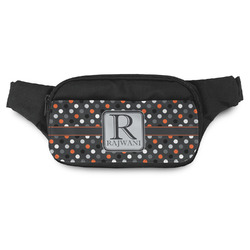 Gray Dots Fanny Pack (Personalized)