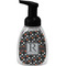 Gray Dots Foam Soap Bottle - Black (Personalized)