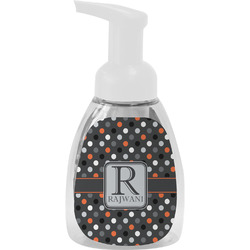 Gray Dots Foam Soap Bottle (Personalized)