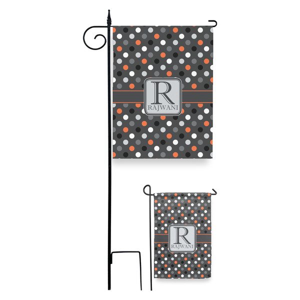 Gray Dots Garden Flag - PARENT/MAIN