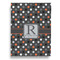 Gray Dots House Flags - Double Sided - FRONT