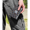 Gray Dots Genuine Leather Womens Wallet - In Context