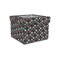 Gray Dots Gift Boxes with Lid - Canvas Wrapped - Small - Front/Main