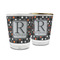 Gray Dots Glass Shot Glass - 1.5 oz (Personalized)