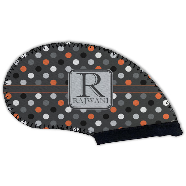 Gray Dots Golf Club Covers - BACK