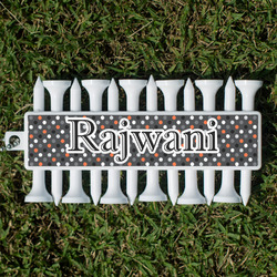 Gray Dots Golf Tees & Ball Markers Set (Personalized)