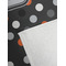 Gray Dots Golf Towel - Detail