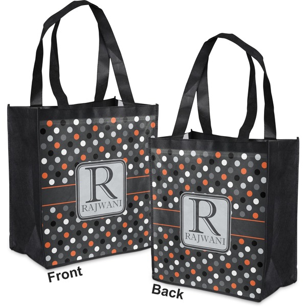 Gray Dots Grocery Bag - Apvl