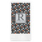Gray Dots Guest Napkin - Front View
