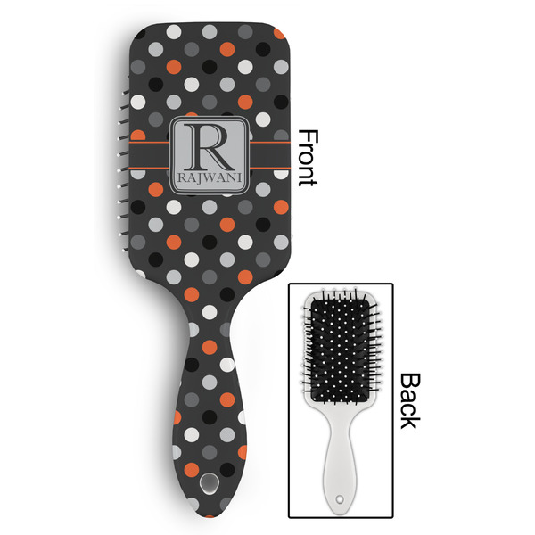Gray Dots Hair Brush - Approval