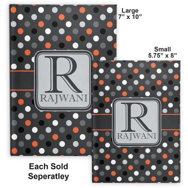 Gray Dots Hard Cover Journal - Compare
