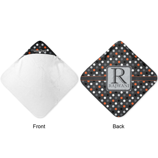 Gray Dots Hooded Baby Towel- Approval