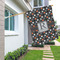 Gray Dots House Flags - Double Sided - LIFESTYLE