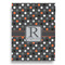Gray Dots House Flags - Single Sided - FRONT